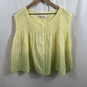 We The Free Free People Little Bit Of Something Green Ombre Top Womens XS Boho